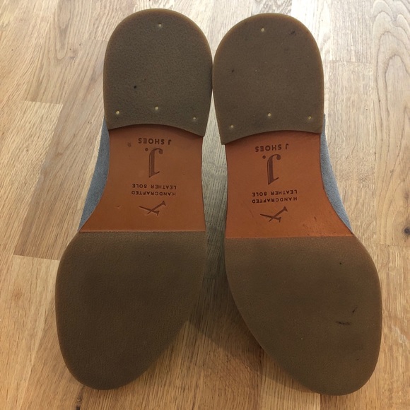 J Shoes Jamie Boot Men's Chelsea Gray Suede Boot - Picture 6 of 7